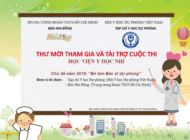 Thư mời tham gia và tài trợ cuộc thi Học viện Y học nhí