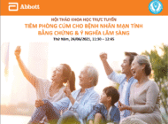 Tiêm phòng Cúm cho bệnh nhân mạn tính – Bằng chứng & Ý nghĩa lâm sàng