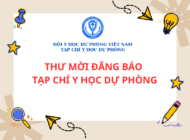 THƯ MỜI ĐĂNG TẠP CHÍ Y HỌC DỰ PHÒNG