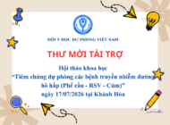THƯ MỜI TÀI TRỢ HỘI THẢO CHỦ ĐỀ BỆNH ĐƯỜNG HÔ HẤP (CÚM – RSV – PHẾ CẦU)